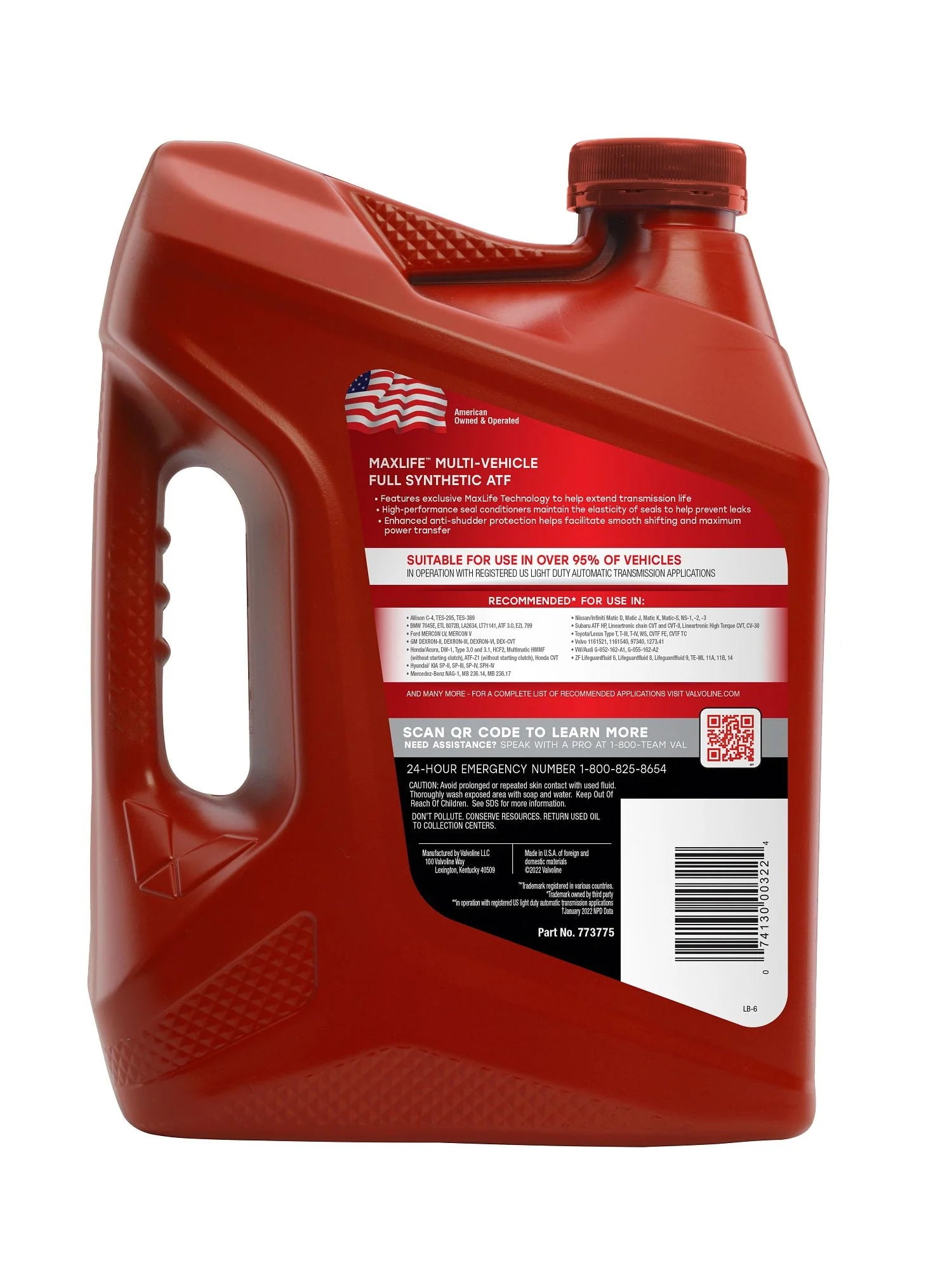 Full Synthetic Automatic Transmission Fluid 1 GA O8770