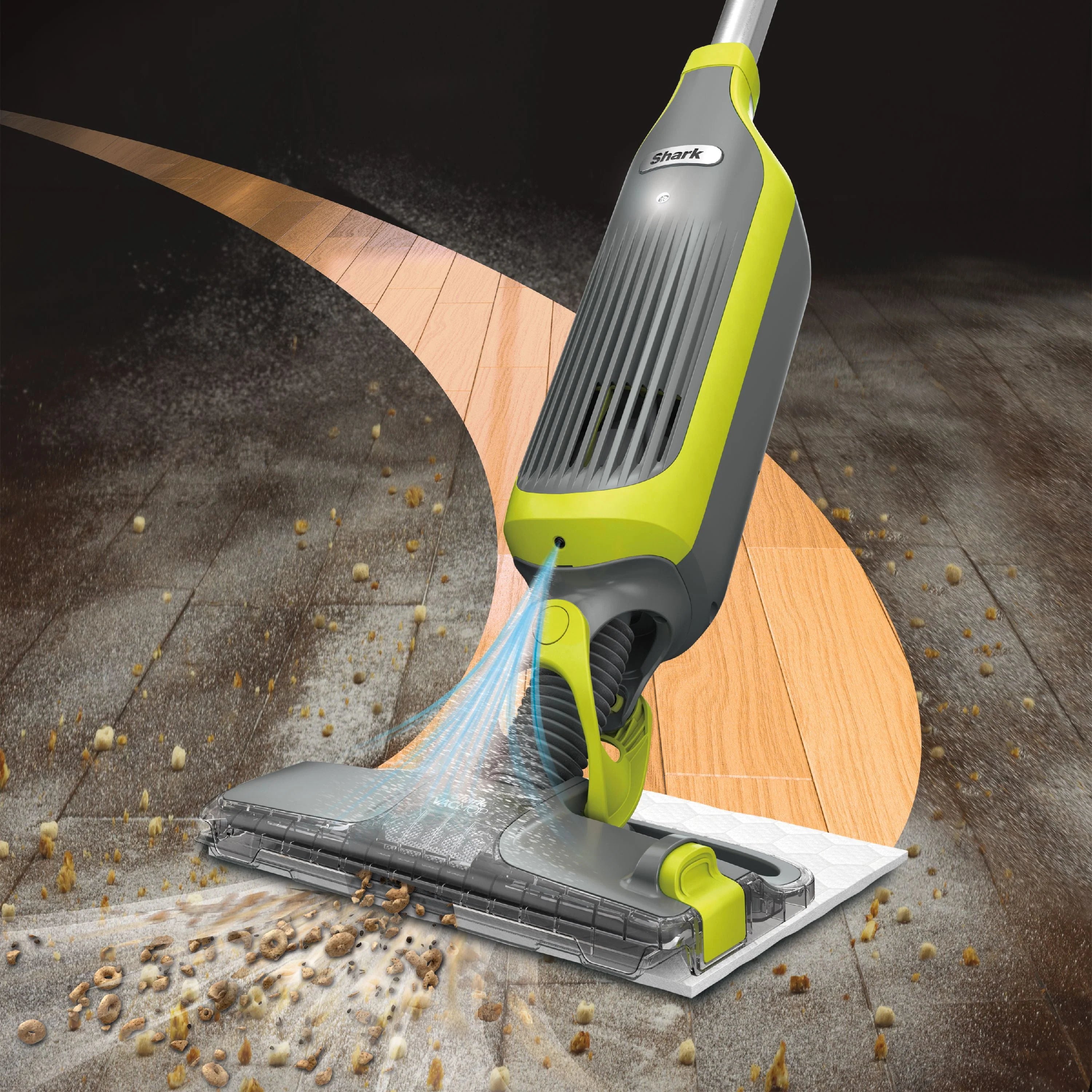 Cordless Hard Floor Vacuum Mop with Disposable Pads C75903