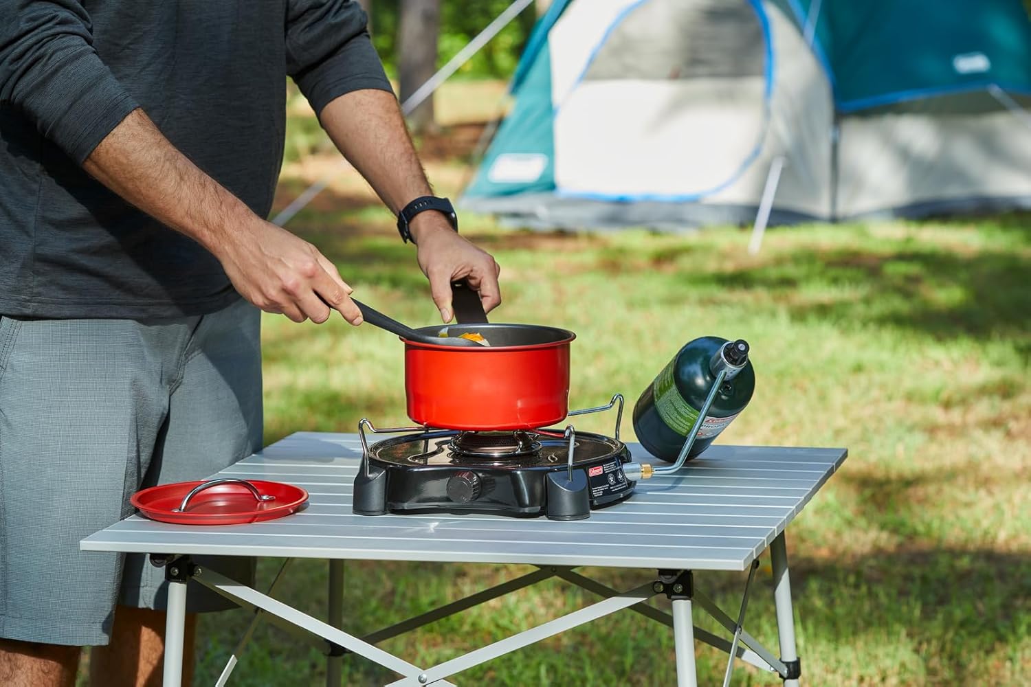 1-Burner Propane Gas Camping Stove L894534