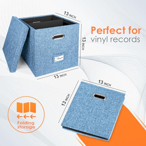 Stackable Vinyl Record Storage Box with Lid R94137