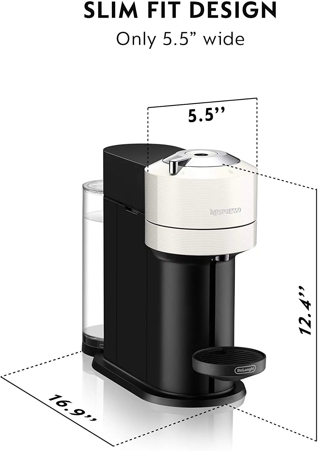 White Coffee and Espresso Machine Q7826