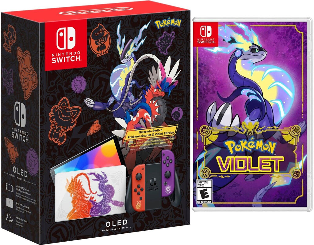Nintendo Switch OLED Model Pokémon Scarlet & Violet Bundled With Violet Game K548