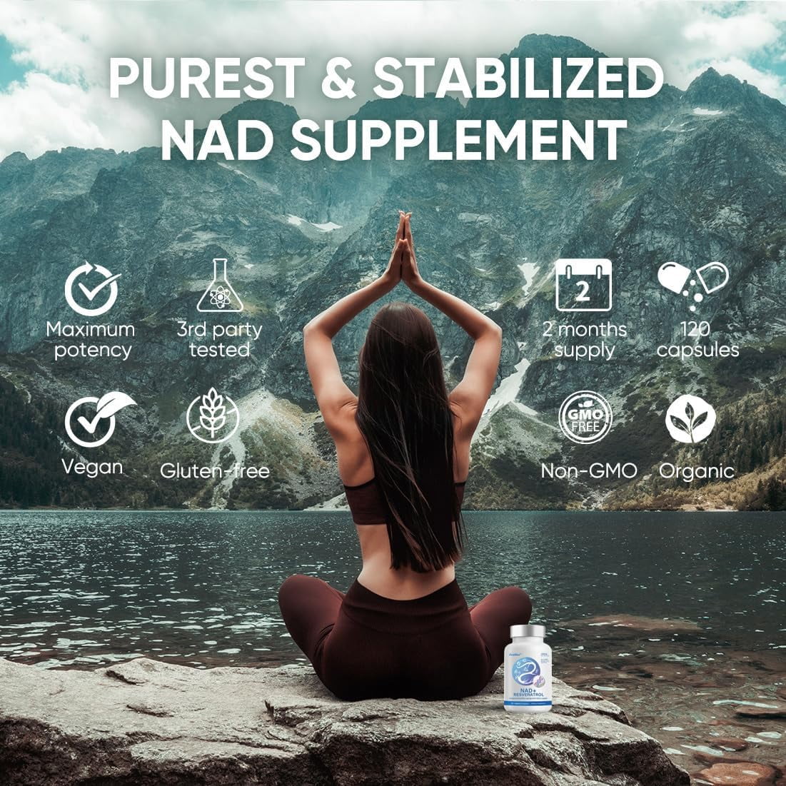 NAD+ 1000MG Resveratrol Boosting Supplement Z5350