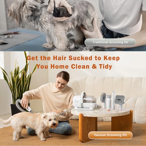 Dog Grooming Kit with Vacuum Grooming Tools S5599