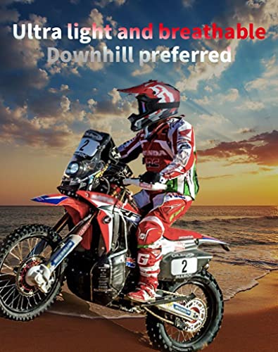 Adult Off-Road Mountain Full Face Helmet with Gloves Goggles DOT Certified E238534
