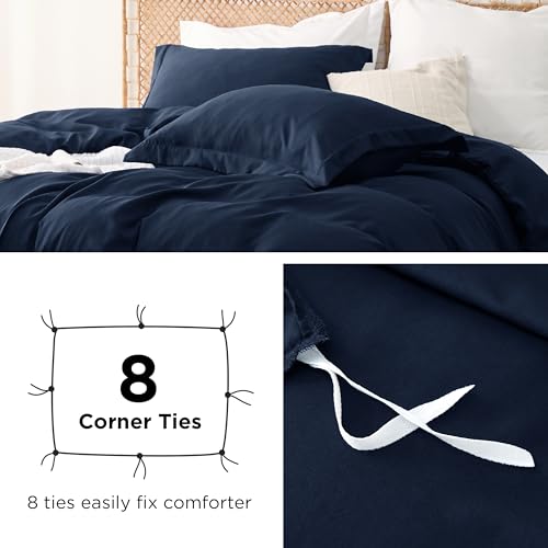 Twin/Twin XL Ivory White Cooling Duvet Cover 2 Pcs N44032