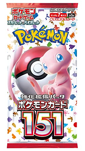 Pokemon Card 151 Booster Box (Japanese) - 20 Packs V72636