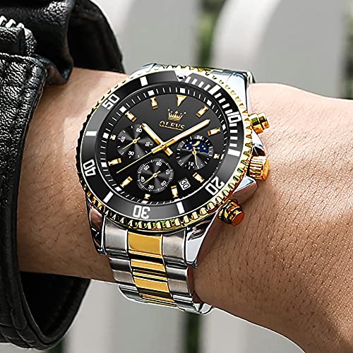 Green/Black/Blue Analog Stainless Steel Men Watch O604