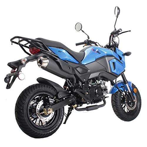 125cc Gas Motorcycle Dirt Bike Street Bike Black G740086