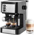 Espresso Machine with Steam Milk Frother and 50oz Removable Water Tank Y238939