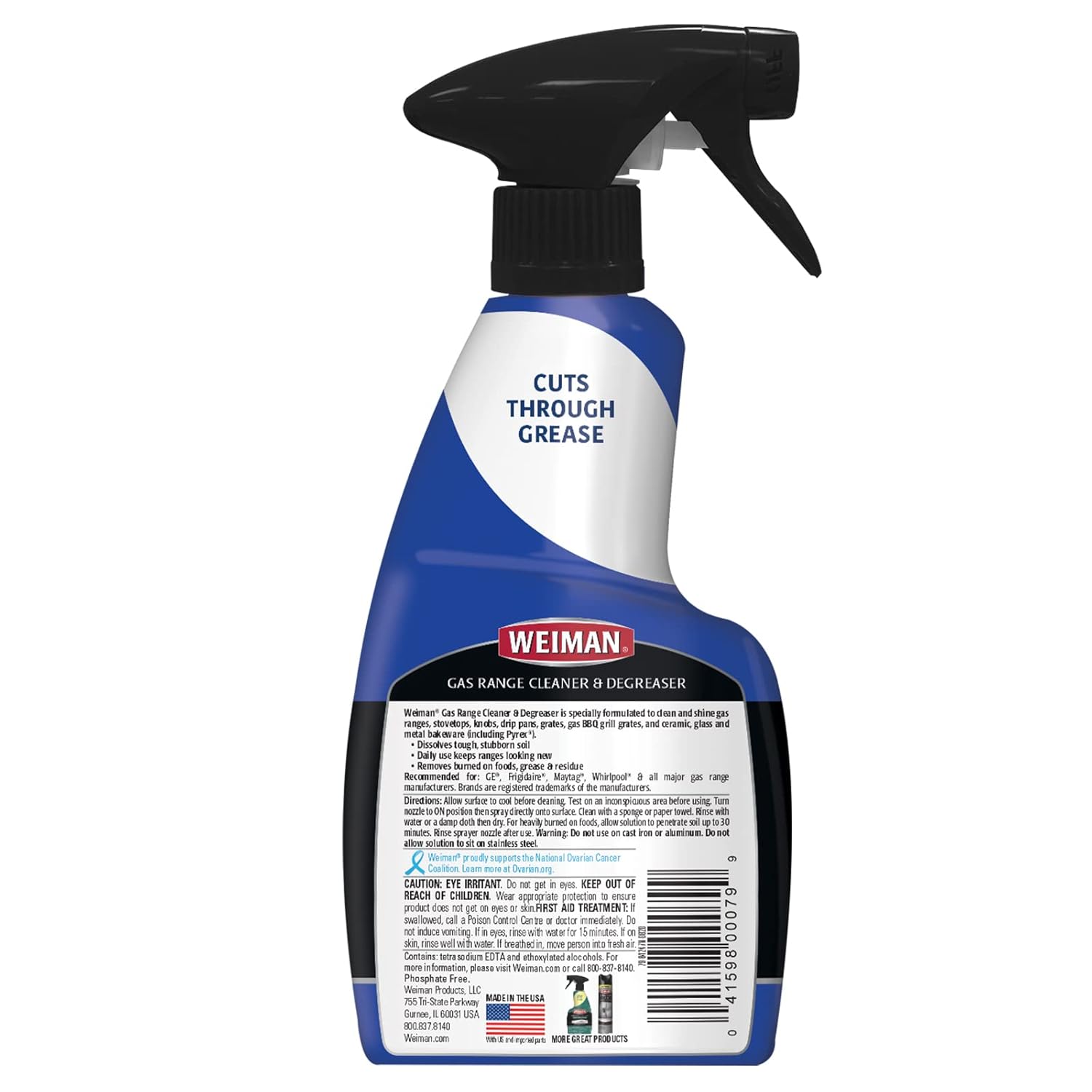 12 Ounce Gas Range Cleaner and Degreaser K721