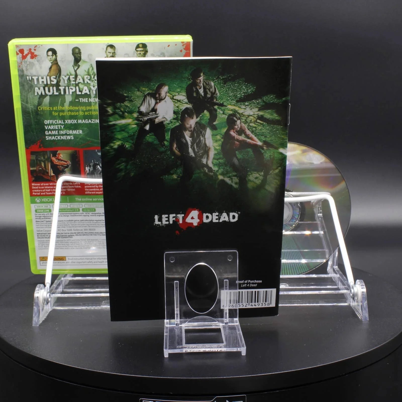 Left 4 Dead Xbox 360 Game of the Year Edition Platinum Hits K230306
