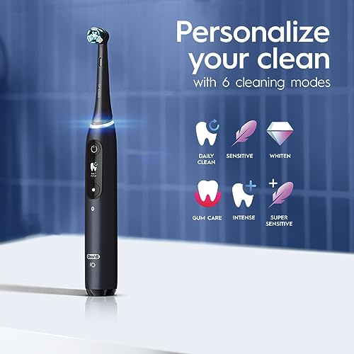 Violet Rechargeable Electric Toothbrush with 3 Replacement Heads and Travel Case O3969