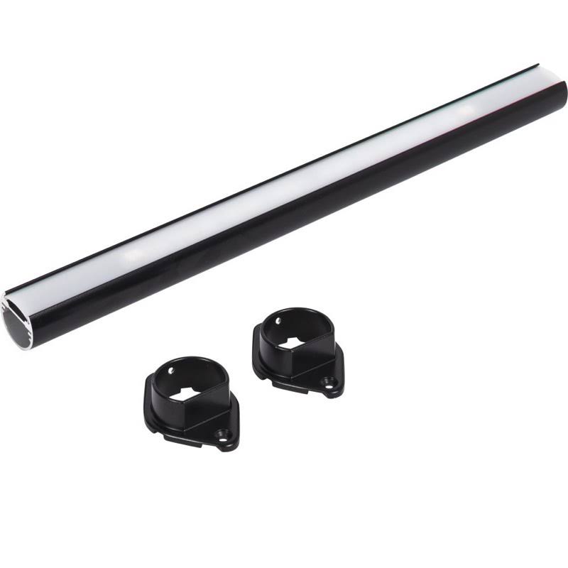 Black LED Lighted Closet Rod K726
