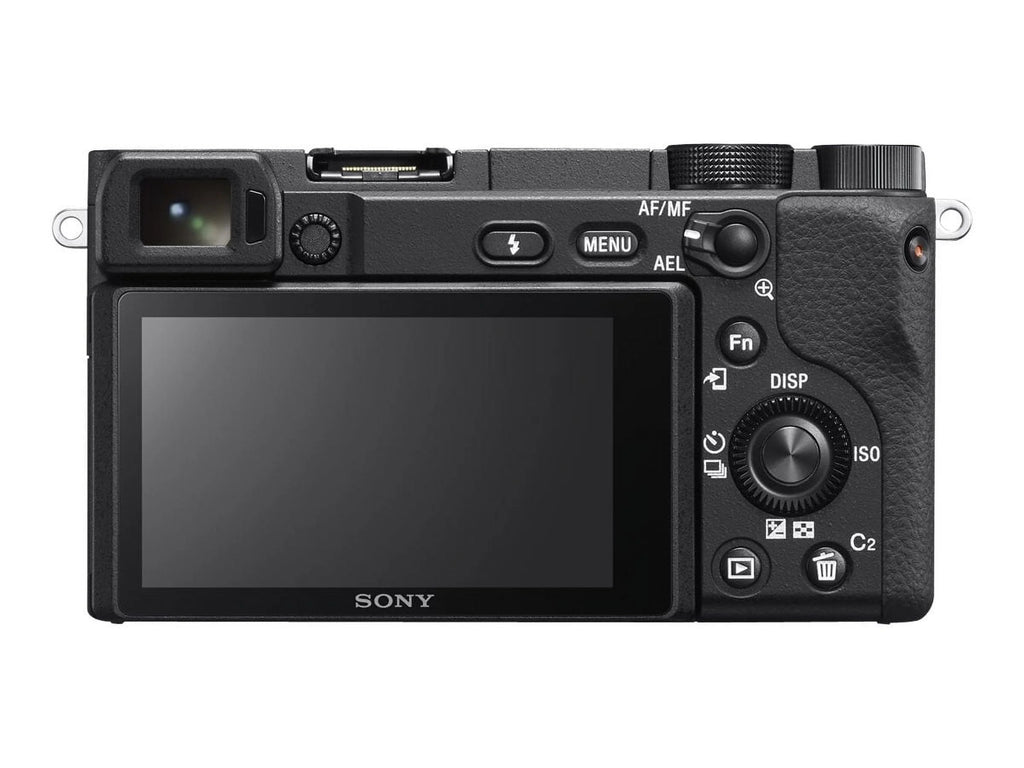 Black Mirrorless Digital Camera 24.2 MP APS-C 4K with 18-135mm Lens H20998