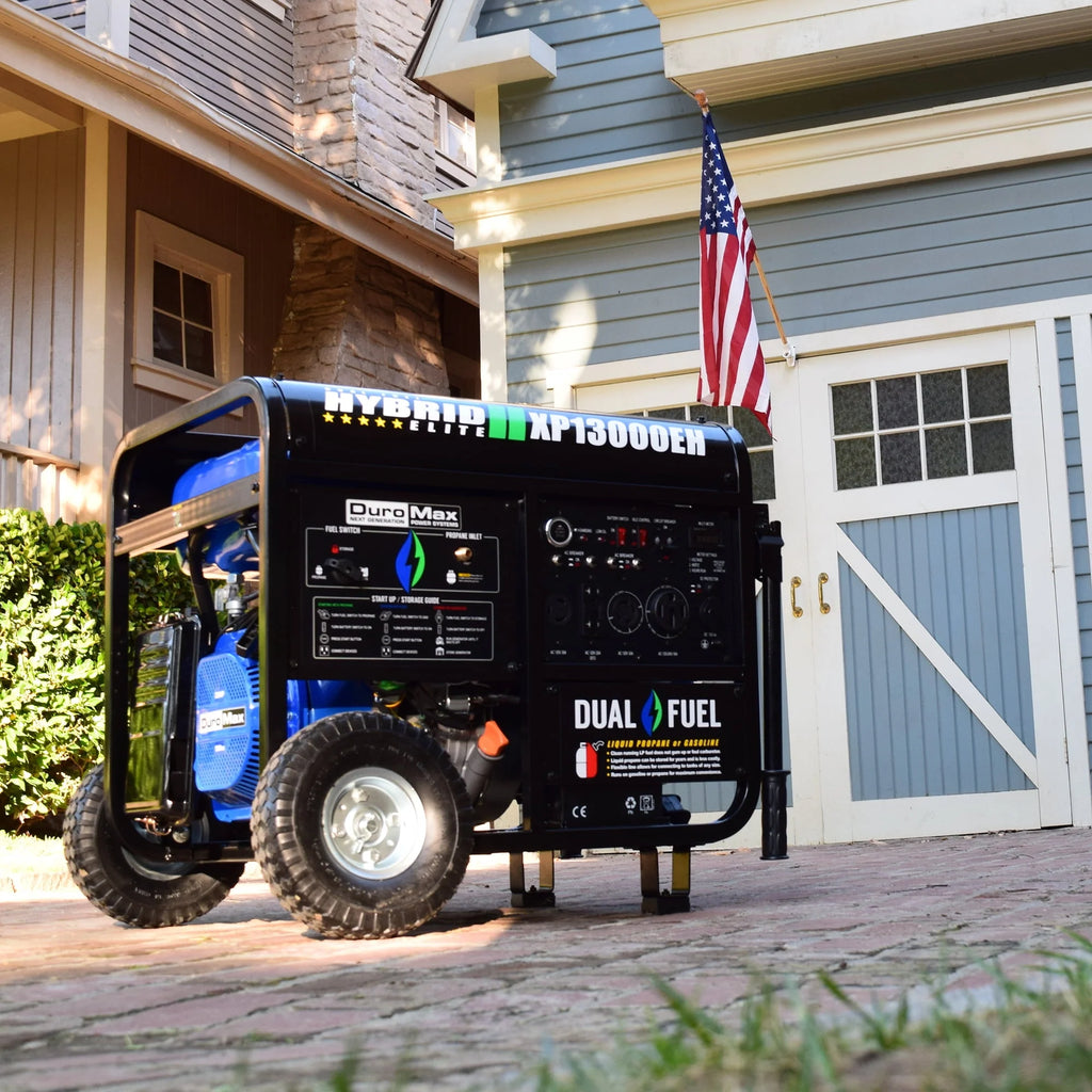 13,000-Watt 500cc Portable Hybrid Gas Propane Generator D932946