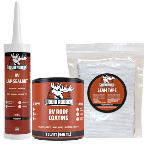 Brilliant White 1 Gallon RV Roof Coating W563489