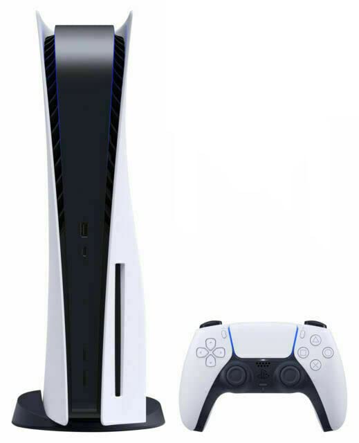 Playstation 5 Disc Version Console - 4K-TV Gaming, 16GB GDDR6 RAM, 8K Output, WiFi 6, 825GB SSD (Renewed) L5869