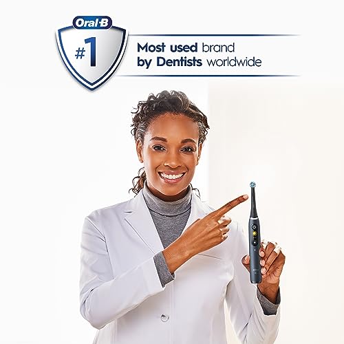 Violet Rechargeable Electric Toothbrush with 3 Replacement Heads and Travel Case O3969