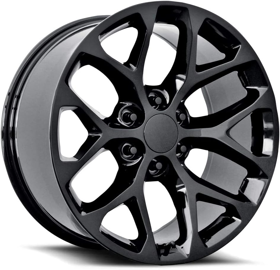 Gloss Black Wheel 24x10" 6x5.5" +27mm Offset Q8694