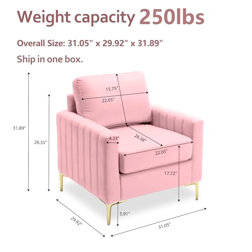 Pink Velvet 3 Piece Sofa Set X375
