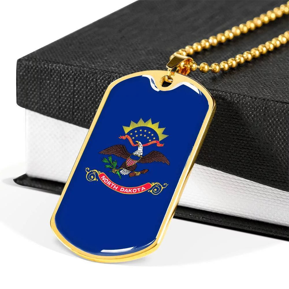 Stainless Steel Dog Tag Necklace W8269