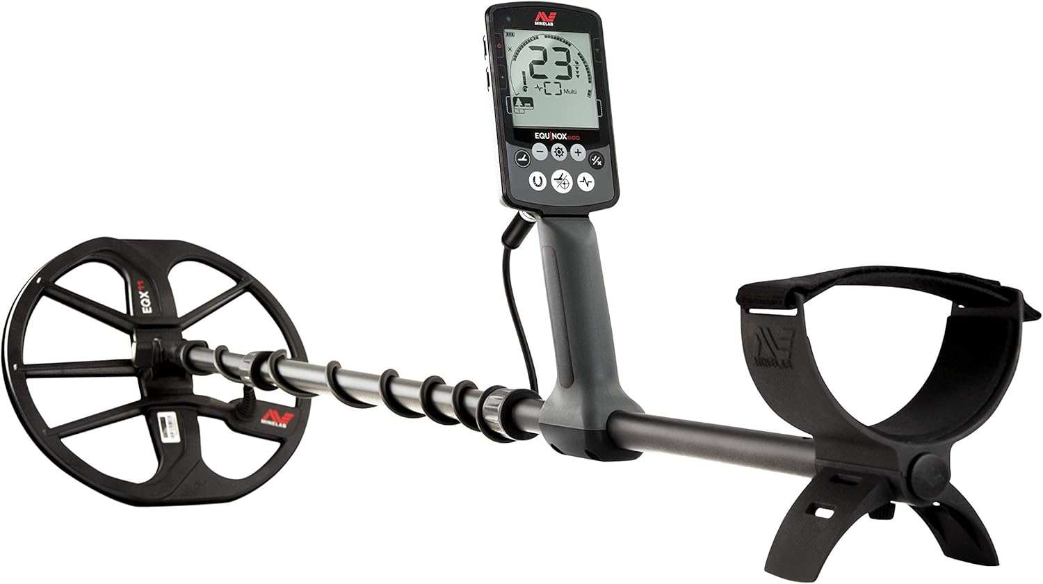 Multi-Purpose Metal Detector with 11" Double-D Smart Coil D205