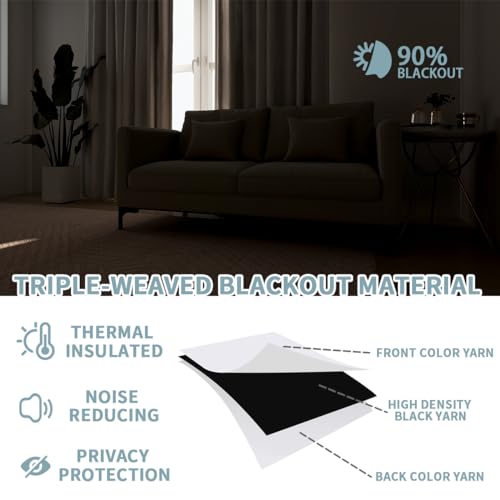 Tie Dye Blackout Curtains, 42 x 45 Inch X4560