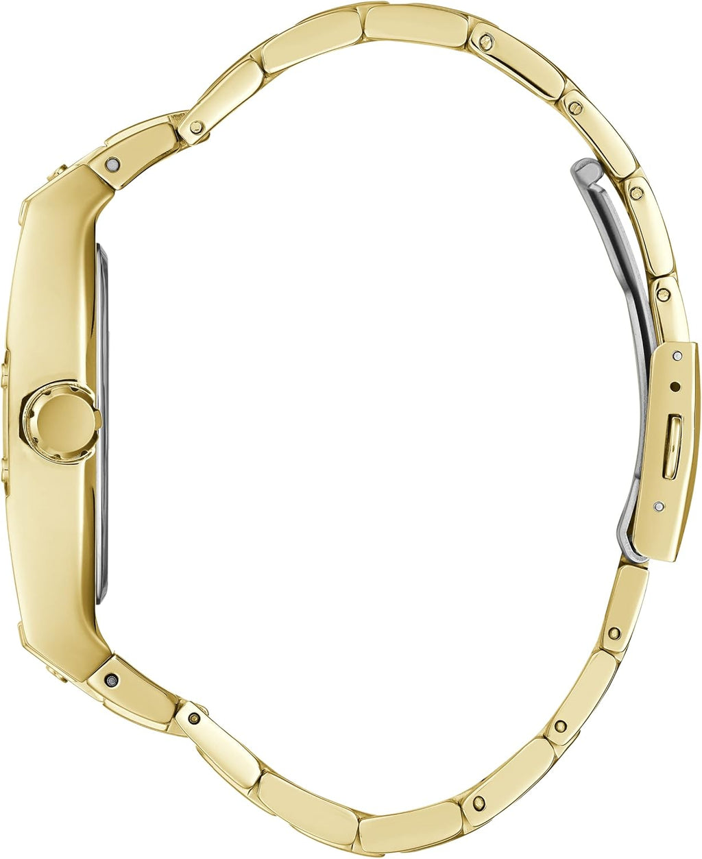 Black Dial Gold-Tone Stainless Steel Watch R35509