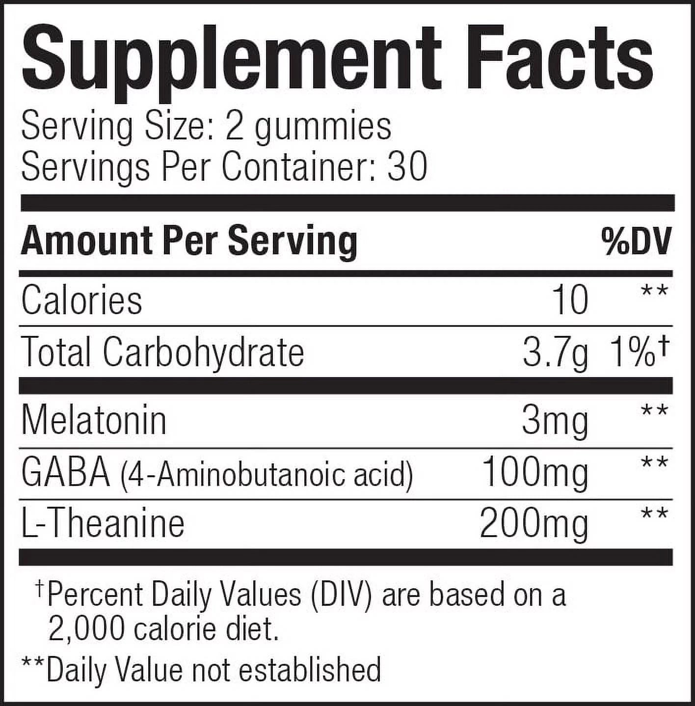 Restful Sleep Gummies, Blackberry Hibiscus Flavour, 50 Count D70771