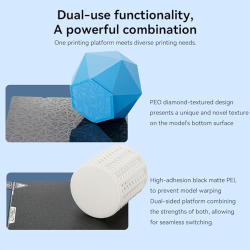 235x235mm Textured Flexible Removable Spring Steel Build Plate O930110