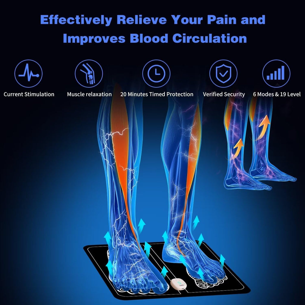 Foot Massager Mat with 6 Modes & 19 Levels O894