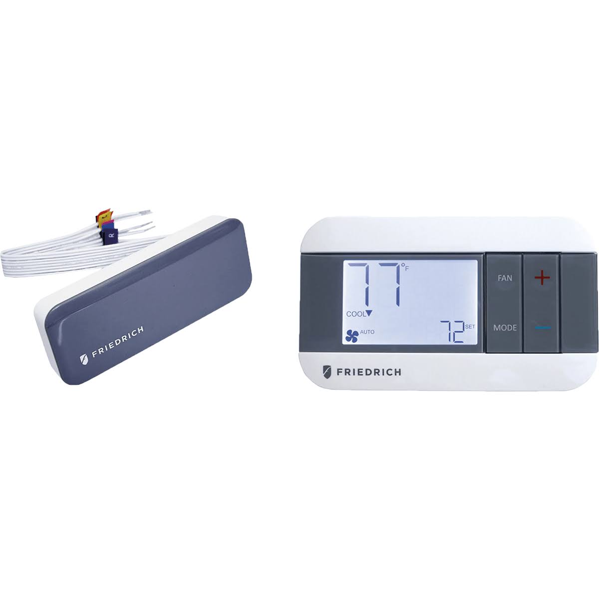 Wireless Thermostat, White, Plastic E8728