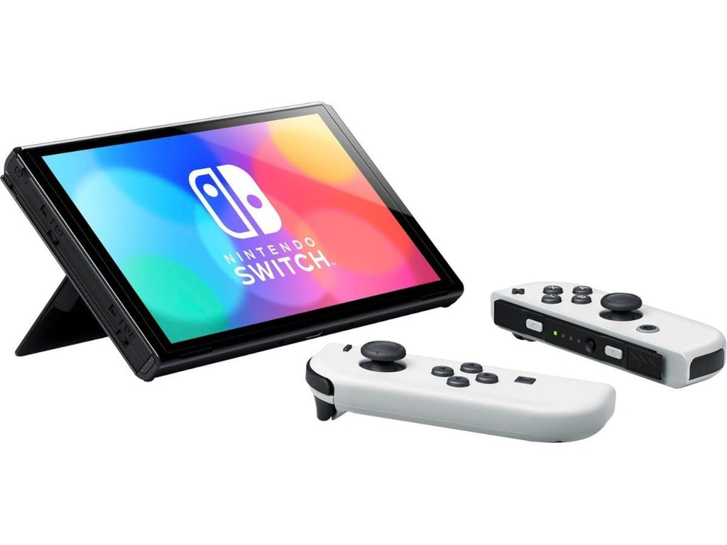 OLED Model Mario Kart 8 Deluxe Bundle with Extra Joy-Con (Red/Blue), Dock, Grips, Straps, Case and Earphones E14390