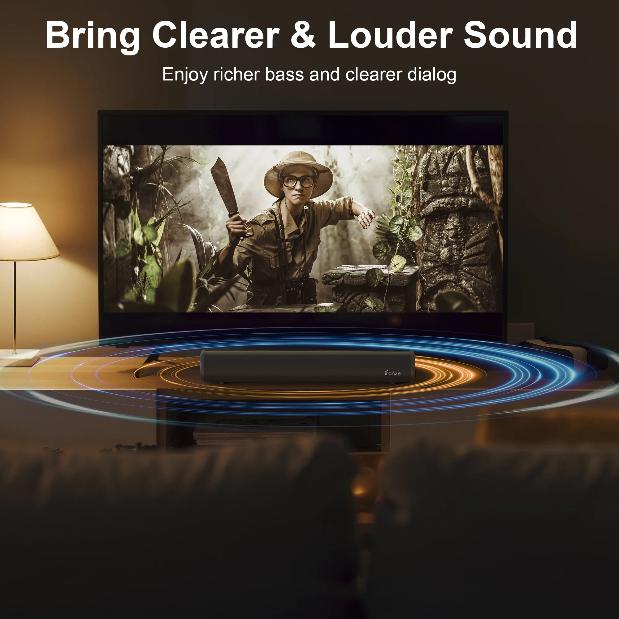 Sound Bar with Built-in Subwoofers Q180