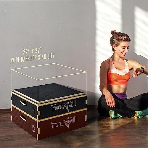 Stackable Wood Plyometric Box S3866