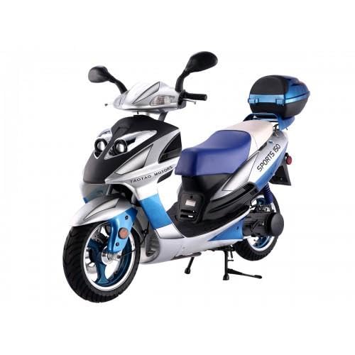 150cc Fully Automatic Gas Scooter with 13 inches Aluminum Wheels (Black) B2733