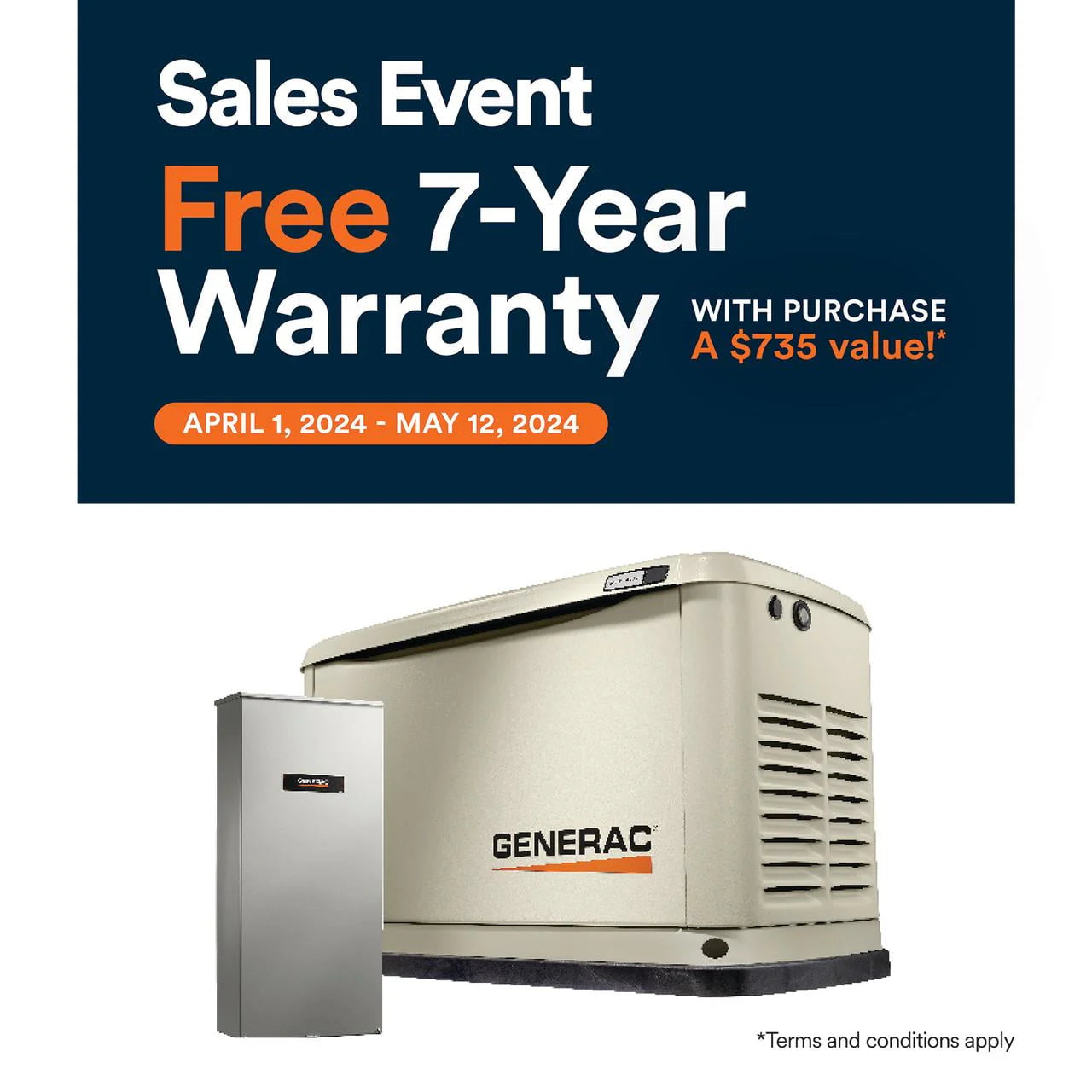 22 KW/19.5 KW Air Cooled Home Standby Generator with Wi-Fi with 200 Amp Transfer Switch F310285