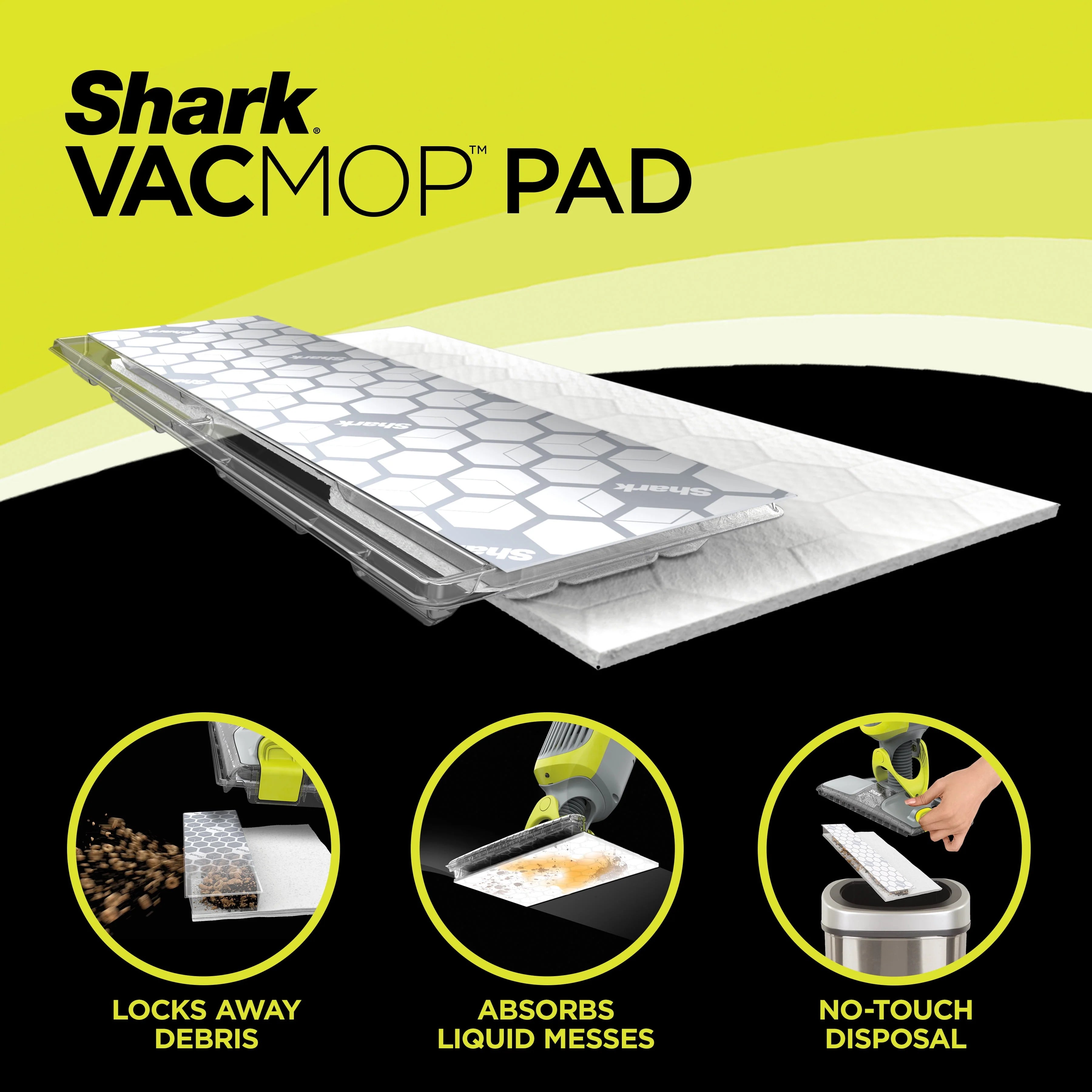 Cordless Hard Floor Vacuum Mop with Disposable Pads C75903