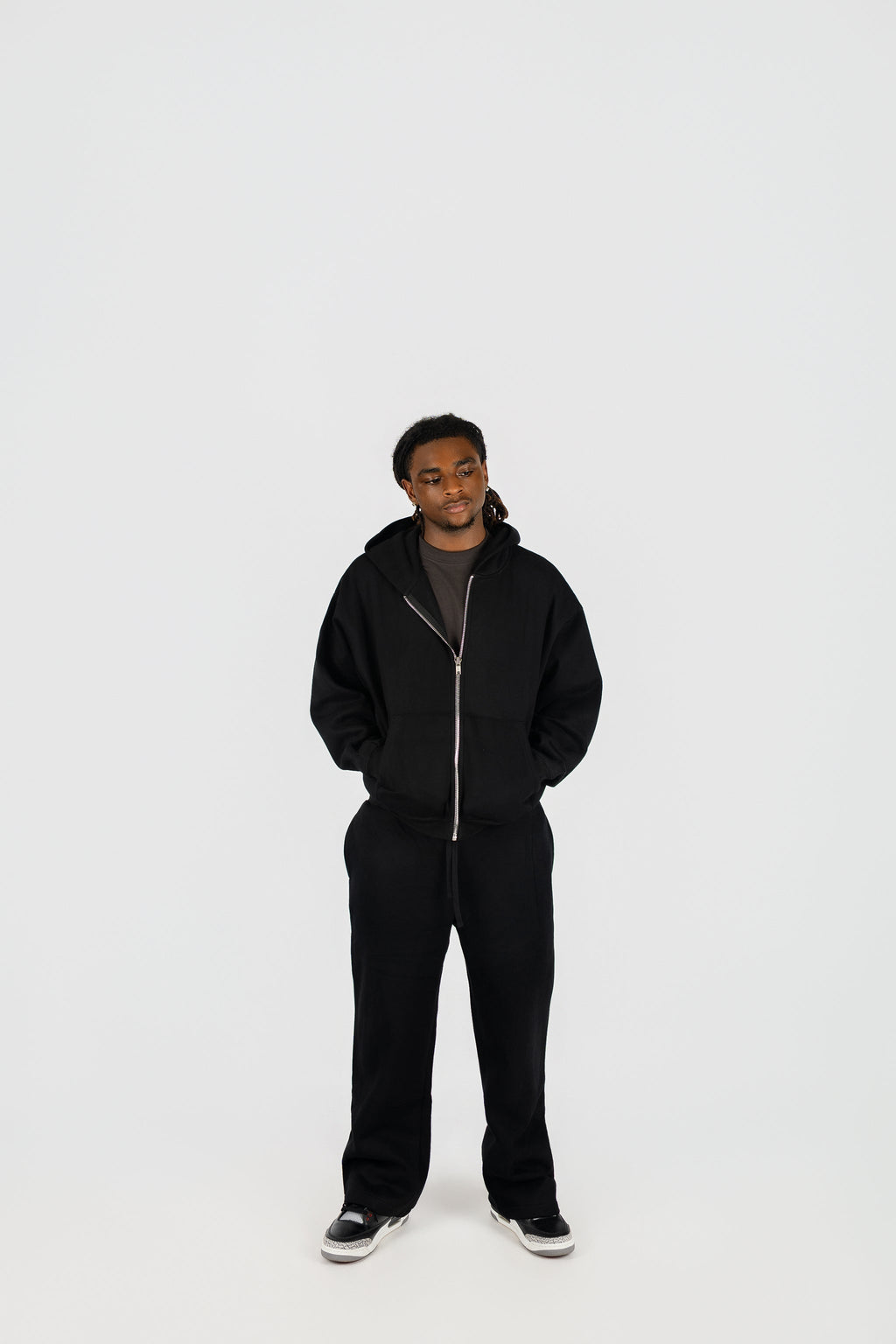 Fleece Zip Up and Sweatpants Set