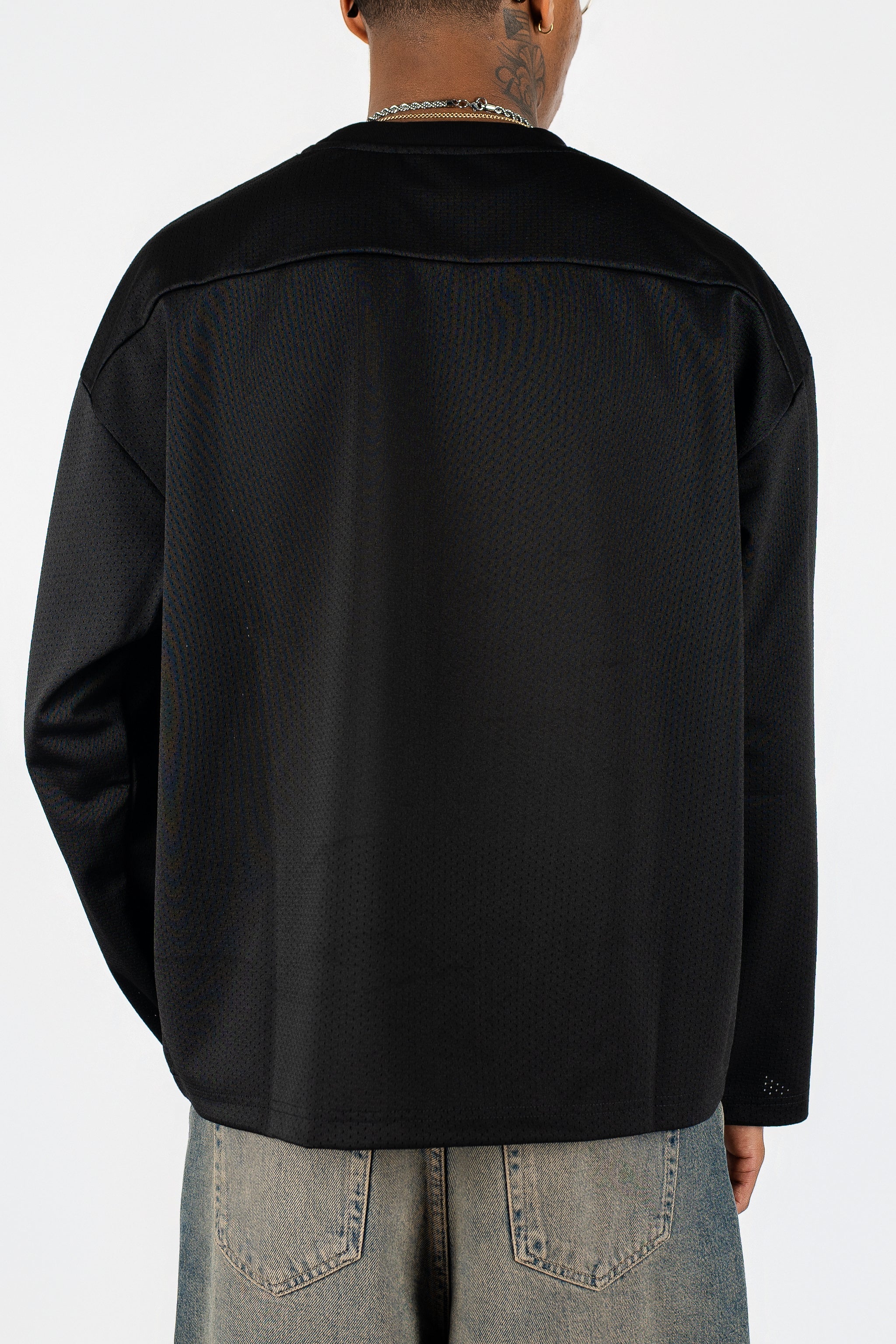 Long Sleeve Mesh Jersey