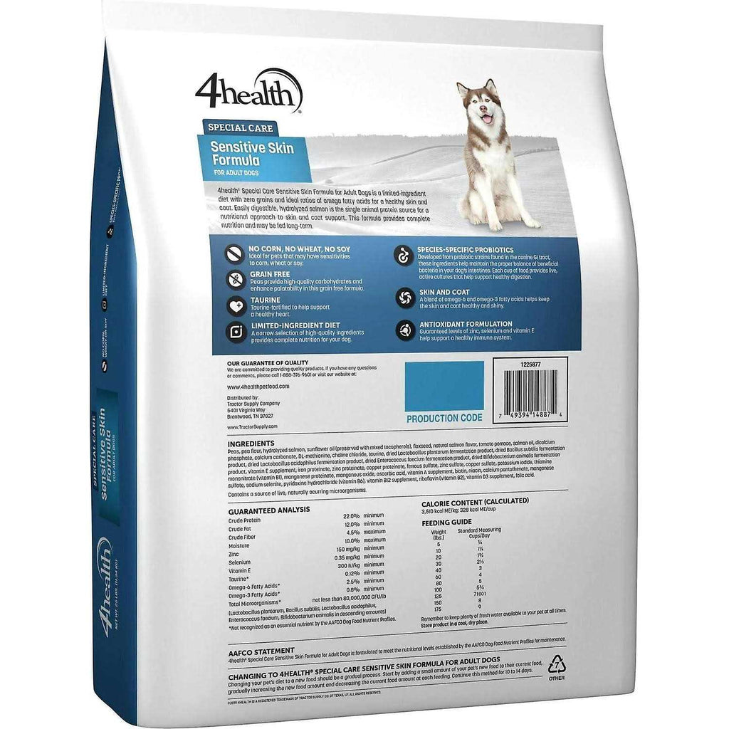 4health Special Care Adult Sensitive Skin Formula Dry Dog Food L5607