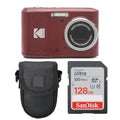 Digital Camera with Point & Shoot Camera Case and 128GB SDXC Memory Card V974441