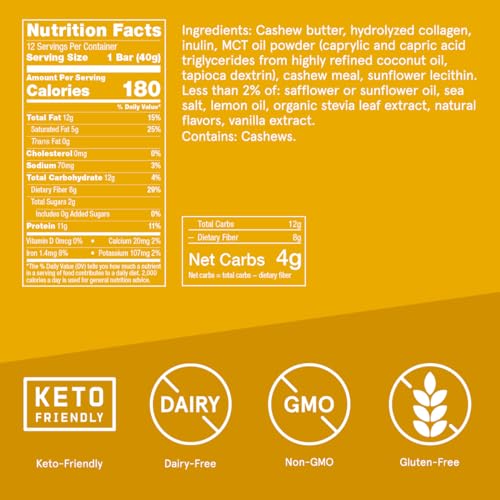 Pack of 12 Collagen Protein Bars F536787