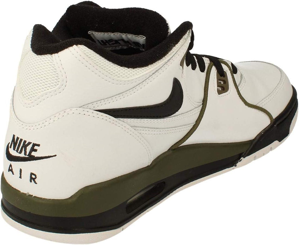 Mens Sneakers Shoes (White Black Medium Olive) K931