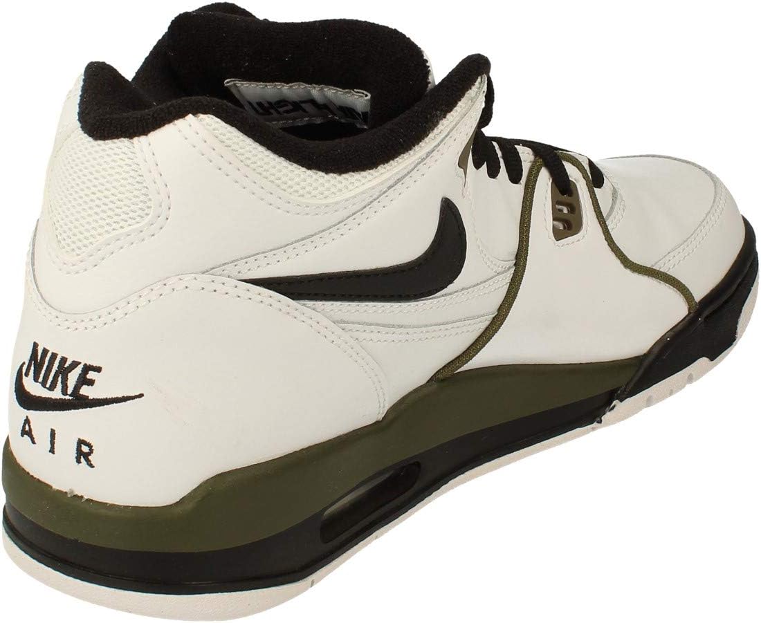 Mens Sneakers Shoes (White Black Medium Olive) K931