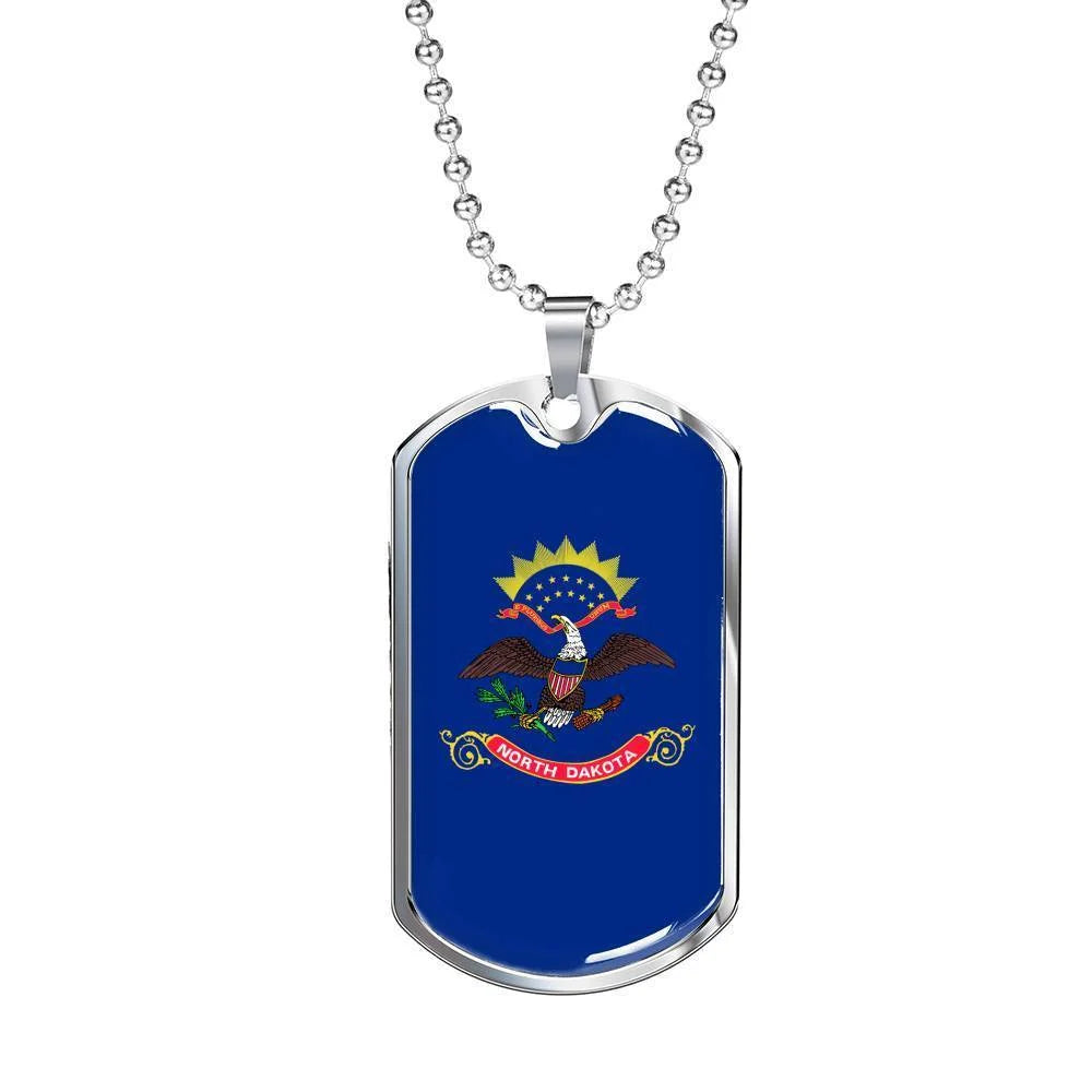 Stainless Steel Dog Tag Necklace W8269