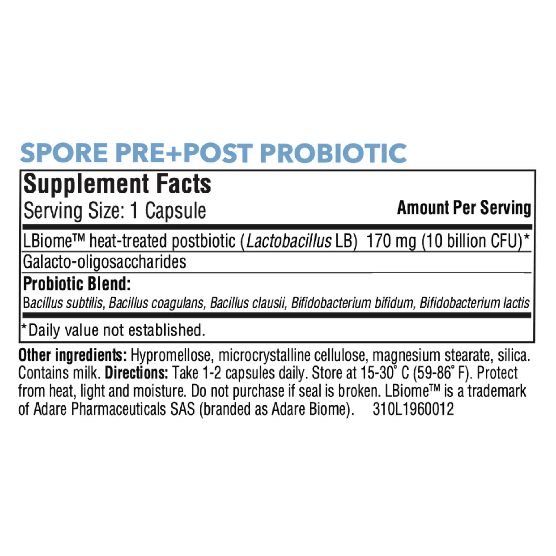 Probiotics Kit for Digestion and Dental Health W2555