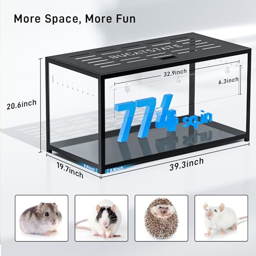 Hamster Cage Metal Large Stackable 31.4L*17.6W*20H Inches White J104201