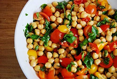 Organic Garbanzo Beans ChickPeas Raw Non-GMO Kosher Sproutable Low Sodium Bulk Vegan Dietary Fiber 10LB M30174